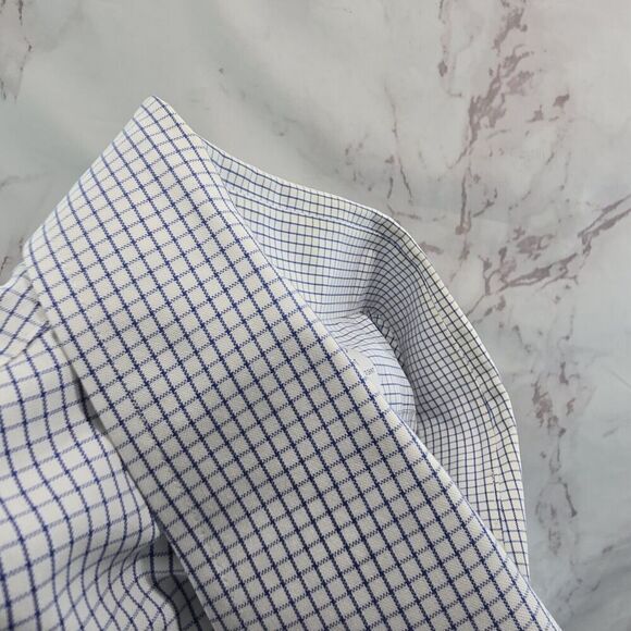 Brooks Brothers Shirt Men XXL 18 1818 Regent Non Iron Original Polo Windowpane - Picture 13 of 16